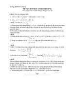 Đề Thi Học Sinh Giỏi TOÁN 12 - THPT Yên Mô B doc
