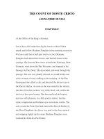 LUYỆN ĐỌC TIẾNG ANH QUA CÁC TÁC PHẨM VĂN HỌC -THE COUNT OF MONTE CRISTO ALEXANDRE DUMAS CHAPTER 67 docx