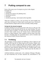 The preparation and use of compost - Part 4 pot