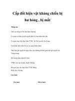 Cấp đổi hiện vật kháng chiến bị hư hỏng , bị mất potx