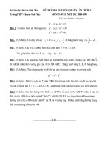 Đề Khảo Sát Môn TOÁN 11 Lần II - THPT Chuyên Vĩnh Phúc [2008 - 2009] pdf
