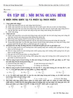 On tap nội dung Quang hinh