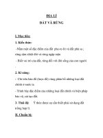 ĐỊA LÍ ĐẤT VÀ RỪNG doc