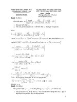 de thi dap an Toan 9 - 8