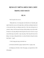 BỆNH GÚT NHỮNG ĐIỂM THEN CHỐT TRONG CHẨN ĐOÁN (Kỳ 4) docx