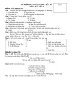 De khao sat chat luong giua ki II