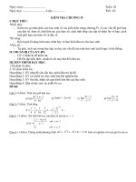 KT giải tich chương IV(có đáp án)