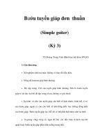 Bướu tuyến giáp đơn thuần (Simple goiter) (Kỳ 3) pptx