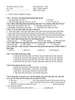 kiểm tra 1 tiết môn công nghệ8