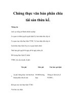 Chứng thực văn bản phân chia tài sản thừa kế. pptx
