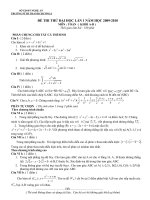 de thi thử khối A-B lần 1. TC1-NA-2010