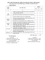 Tiêu chuẩn đánh giá giờ dạy BGD