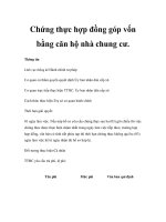 Chứng thực hợp đồng góp vốn bằng căn hộ nhà chung cư ppsx