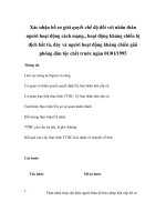 Xác nhận hồ sơ giải quyết chế độ đối với nhân thân người hoạt động cách mạng., hoạt động kháng chiến bị địch bắt tù, đày và người hoạt động kháng chiến giải phóng dân tộc chết trước ngàu 01/01/1995 pot