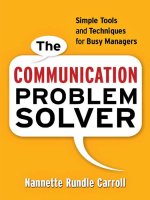 The Communication Problem Solver 1 ppt