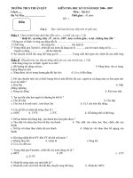 BÔ ĐỀ KT HKII LÝ THCS