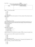 Kiem tra trac nghiem So hoc 6-Tim gia tri phan so cua mot so cho truoc