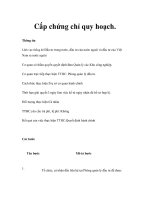 Cấp chứng chỉ quy hoạch. ppsx