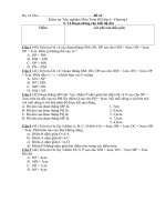 Kiem tra trac nghiem HH6-Ve Doan thang cho biet do dai