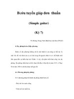 Bướu tuyến giáp đơn thuần (Simple goiter) (Kỳ 7) ppt