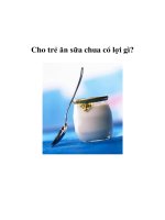 Kiến thức cha me cần biết - Phần 12 ppsx