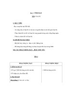 Giáo án đạo đức lớp 5 - TÌNH BẠN docx