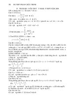 Đề Thi Thử Tốt Nghiệp THPT Môn TOÁN - THPT Phan Châu Trinh - 2009 pps