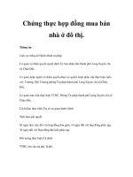 Chứng thực hợp đồng mua bán nhà ở đô thị. ppsx