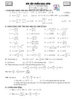 Bài tập Đạo hàm (full)