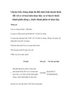 Cấp lại Giấy chứng nhận đủ điều kiện kinh doanh thuốc đối với cơ sở bán buôn dược liệu; cơ sở bán lẻ thuốc thành phẩm đông y, thuốc thành phẩm từ dược liệu. docx