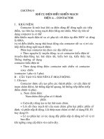 bài giảng môn học khí cụ điện, chương 9 pps