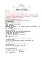 giao an lop 3 tuan 26-27 ckt