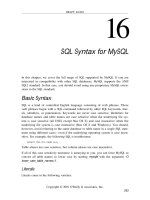 Hướng dẫn sử dụng MySQL part 14 doc