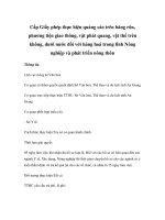 Cấp Giấy phép thực hiện quảng cáo trên băng rôn, phương tiện giao thông, vật phát quang, vật thể trên không, dưới nước đối với hàng hoá trong lĩnh Nông nghiệp và phát triển nông thôn ppsx