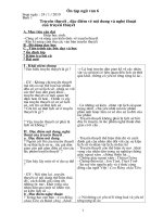 Giáo án tự chon văn 6