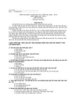 LOP 4 KHAO SAT CHAT LUONG GIUA KI 2  2009-2010