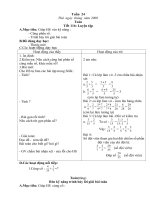 Giáo án Toán 4: Tuần 24-25