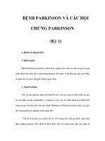 BỆNH PARKINSON VÀ CÁC HỘI CHỨNG PARKINSON (Kỳ 1) doc
