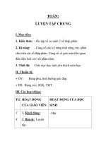 TOÁN: LUYỆN TẬP CHUNG tuần 17 (tt) pptx