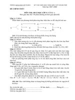 De thi HSG HOA9 Cap TP VONG I 2007-2008