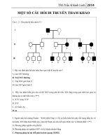 câu hỏi di truyền chọn lọc