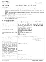 Tiết 46 - Sắp xếp và lọc giữ liệu (tiếp)