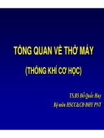 Tổng quan về thở máy (Phần 1) potx