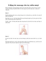 8 động tác massage cho tay mềm mượt pptx