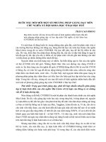 BƯỚC ĐẦU ĐỔI MỚI MỘT SỐ PHƯƠNG PHÁP GIẢNG DẠY MÔN CHỦ NGHĨA XÃ HỘI KHOA HỌC Ở ĐẠI HỌC HUẾ TRẦN CAO PHONG pdf