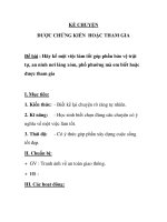 KỂ CHUYỆN ĐƯỢC CHỨNG KIẾN HOẶC THAM GIA ppsx