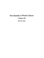 Encyclopedia of World Cultures Volume III - South Asia - A doc