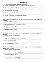 Revision for the test 45''''