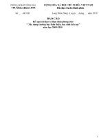 BAO CAO TRUONG HOC THAN THIEN HS TICH CUC