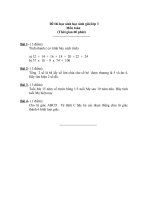 Đề thi HSG lớp 3 ( đề 1)